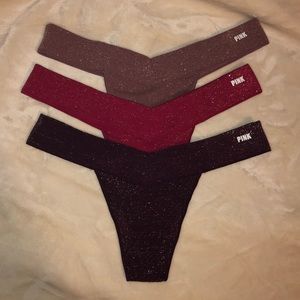 3 Sparkly Pink Panties